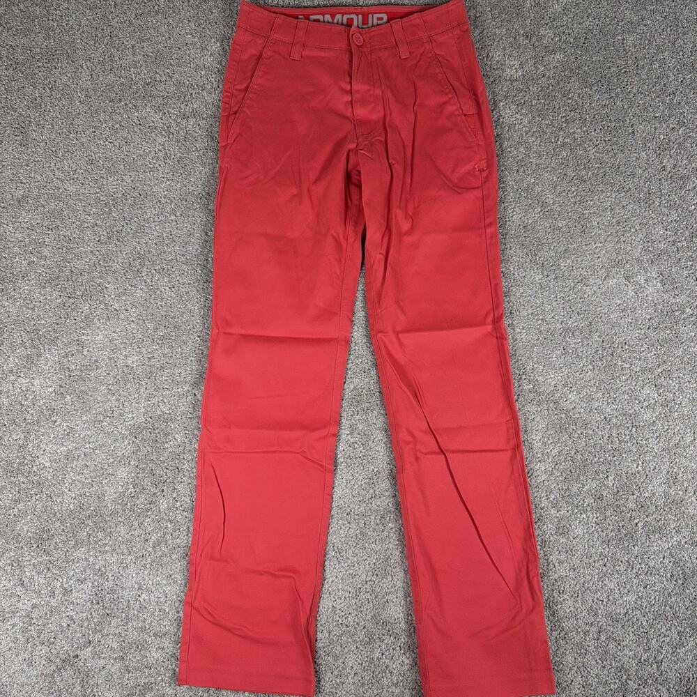 Under Armour Pants Men 30x34 Salmon Pink Tactical Elite Canvas Utility Hiking